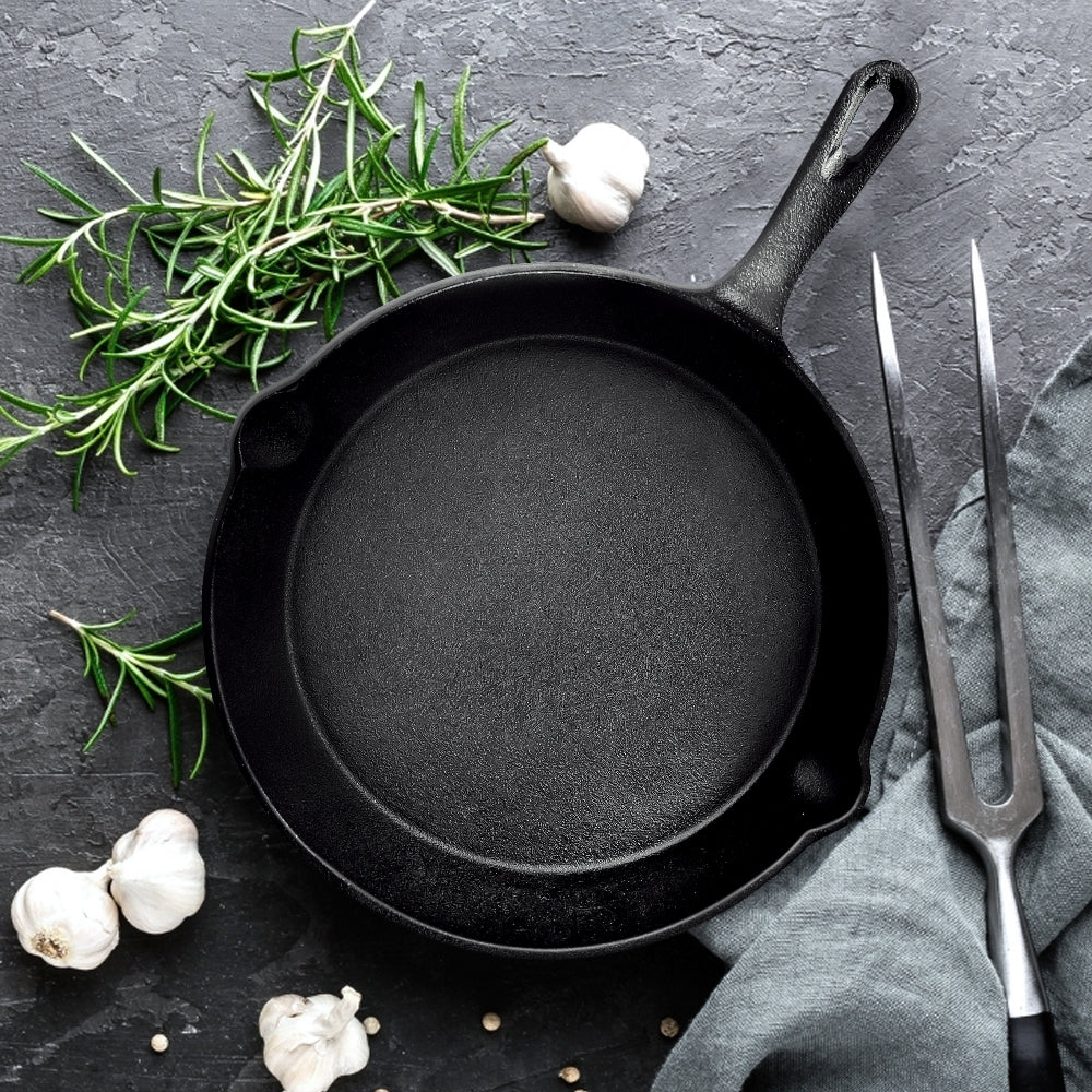 Padella in ghisa pre-stagionata / Set da 3 pezzi