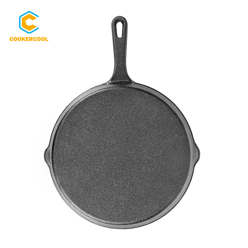 Padella in ghisa pre-stagionata / Set da 3 pezzi