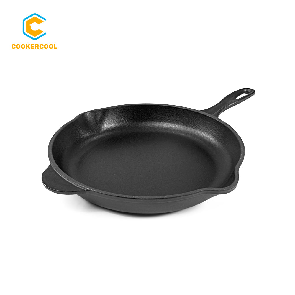 COOKERCOOL Cast Iron Enamel Cookeware Set 6pcs,Red