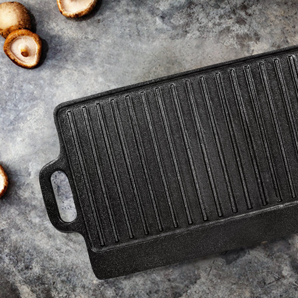 Cast Iron Double Side Griddle Pan