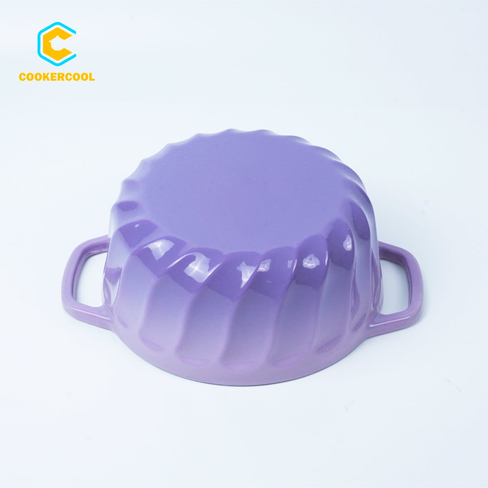 Cookercool Cast Iron Enameled Dutch Oven