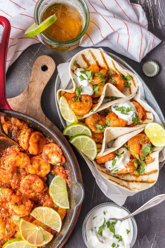 YUMMY CHIPOTLE SHRIMP SKILLET