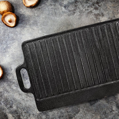 Cast Iron Double Side Griddle Pan