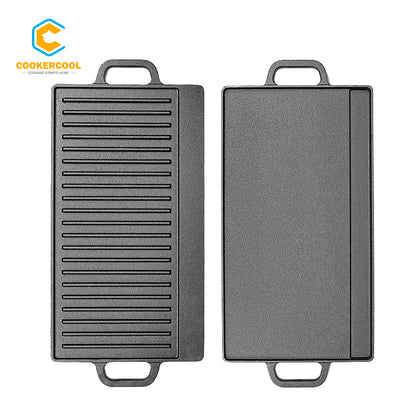 Cast Iron Double Side Griddle Pan