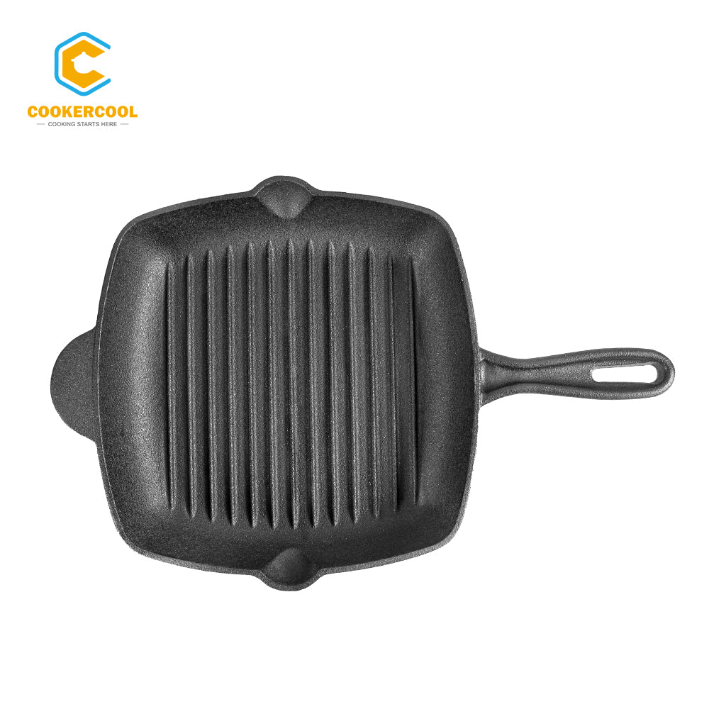 Cast Iron Pre-seasoned Grill Pan