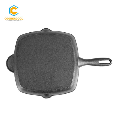 Cast Iron Pre-seasoned Grill Pan