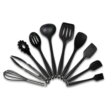 10 piece silicone kitchen cooking tools utensil sets